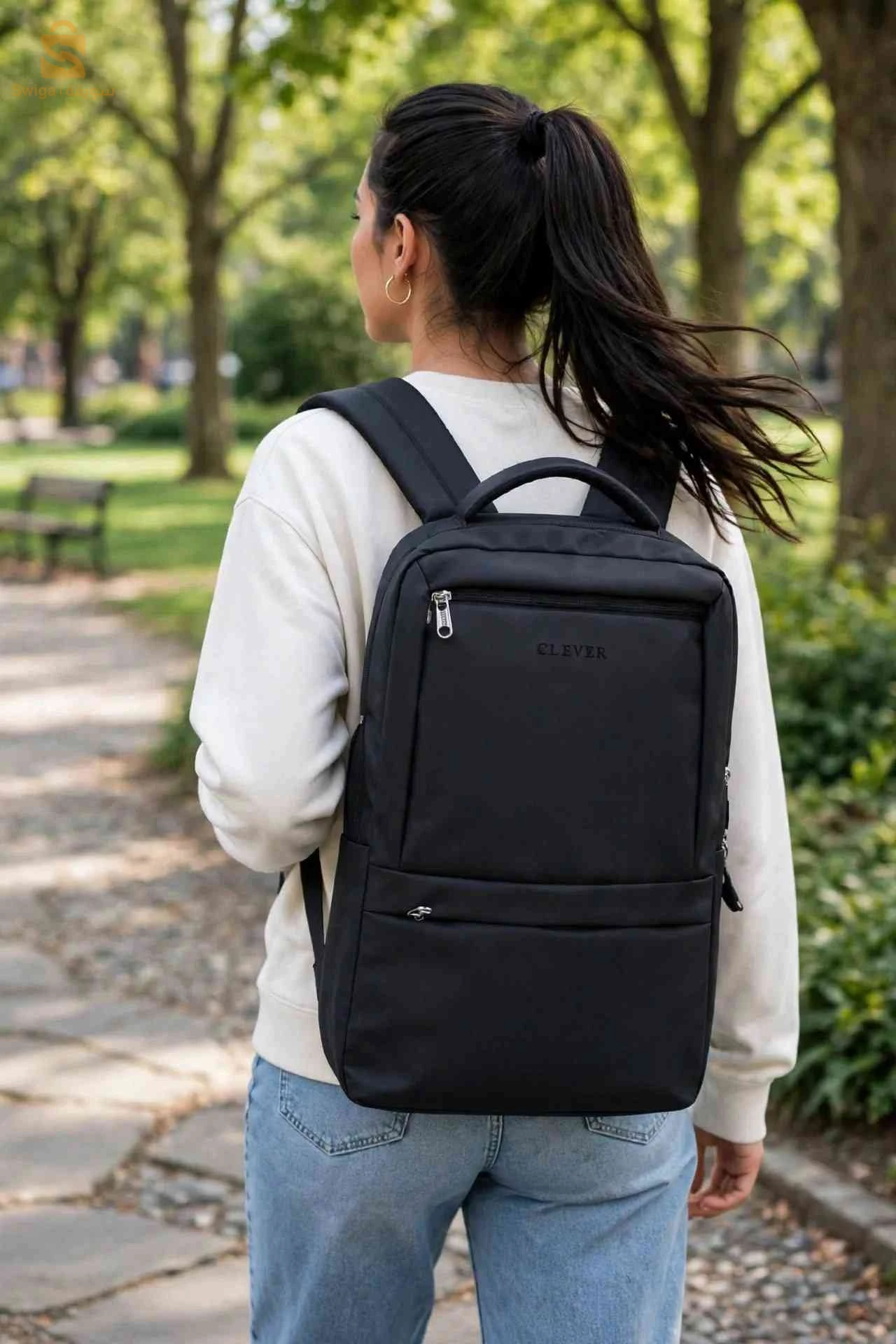 CLEVER BACKPACK - حقيبة الظهر الذكية المقاومة للماء | تصميم أمريكي أصلي