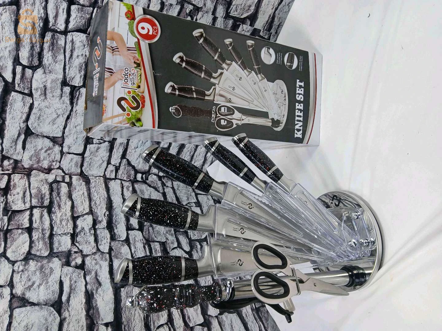 🛍️ Serie couteau jadco noir moucheti
