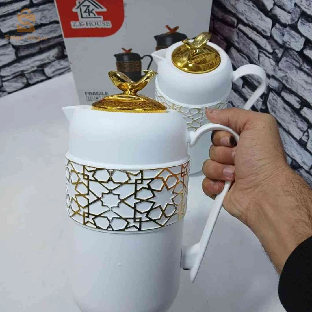 ☕️ طقم ترموس عصري وأنيق (2 قطعتين)، لمسة فخامة لضيوفك ومطبخك - Lot de 2 Thermos Qualité