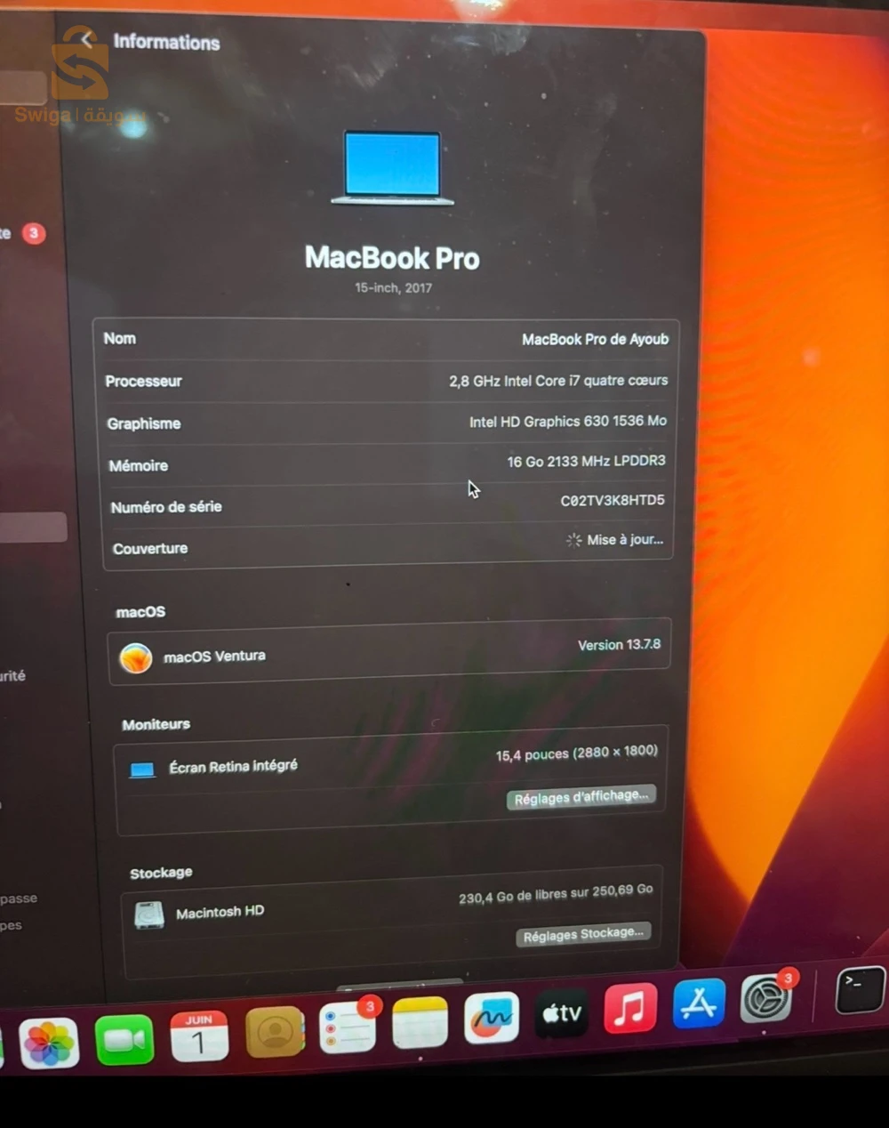 apple mac book 2017