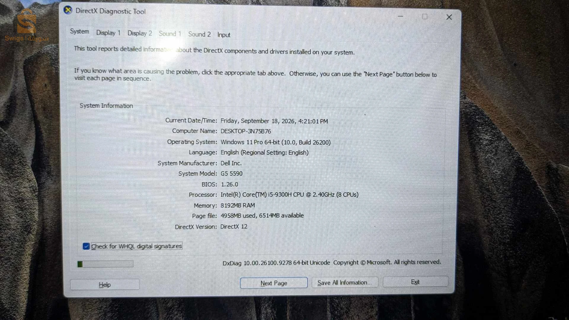 Dell G5 5590