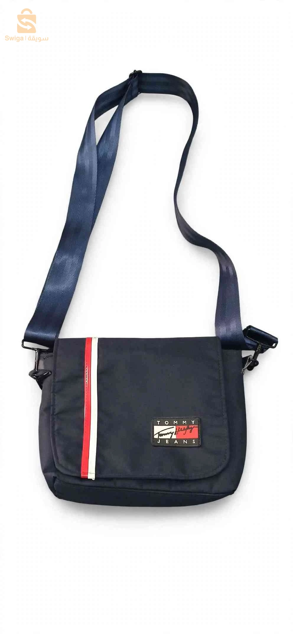 Sacoche Tommy Jeans Original - Heritage Mini Reporter - Bleu Nuit