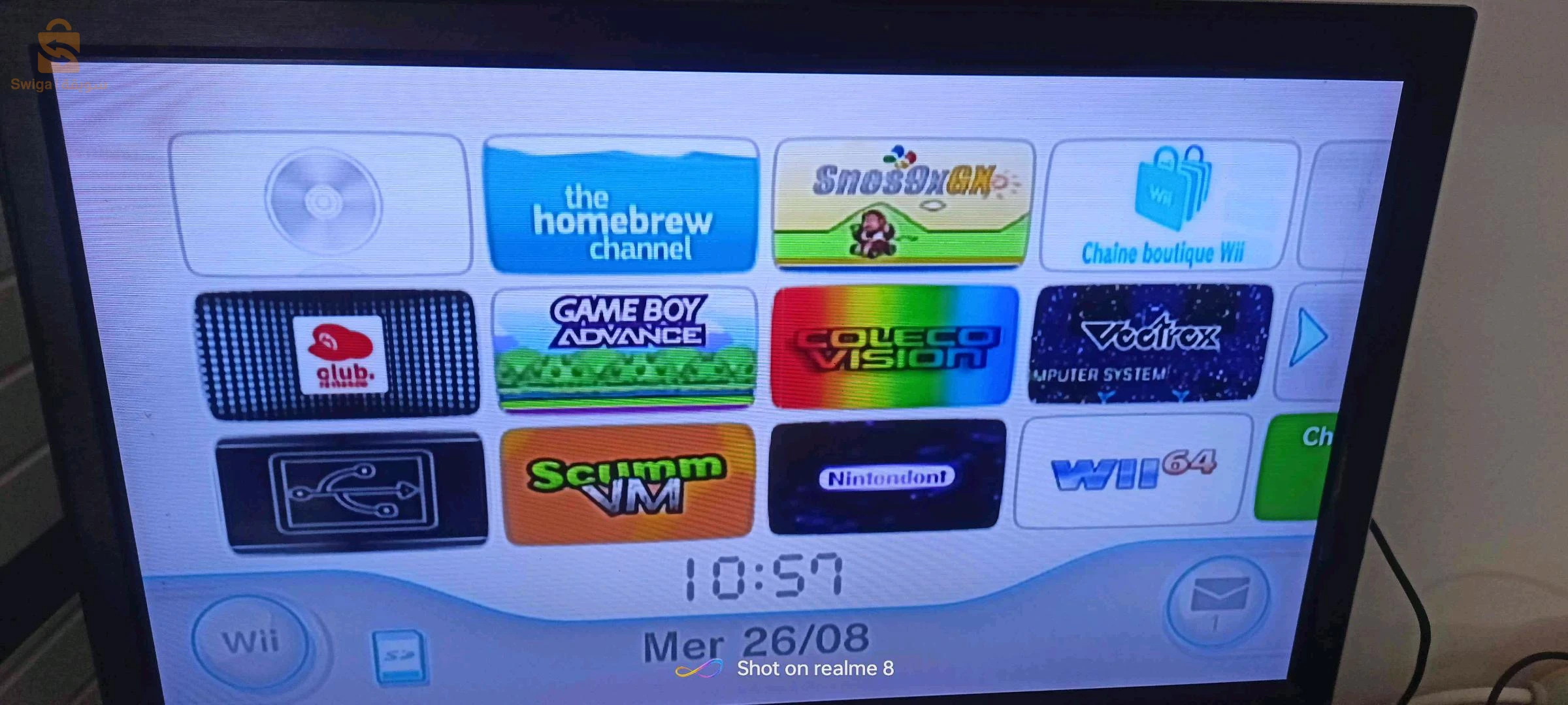 Nintendo Wii flache 64 gb 2 manette originale 37 jeux