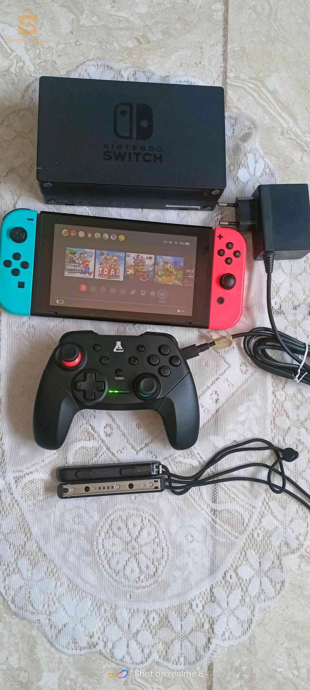 Nintendo switch maflachi pucé avec accessoires akra discriminations