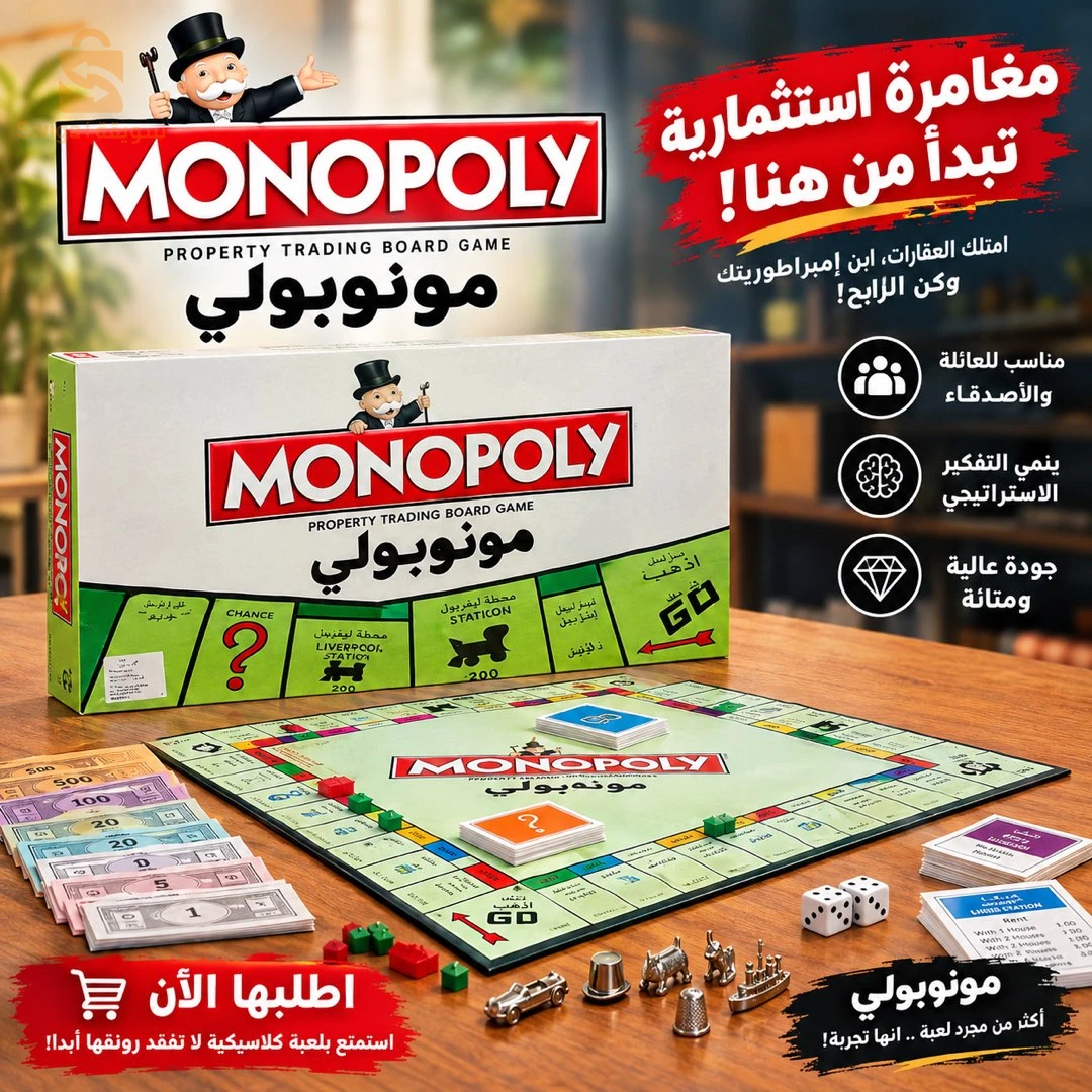 Jeu de Monopoly -لعبة مونوبولي
