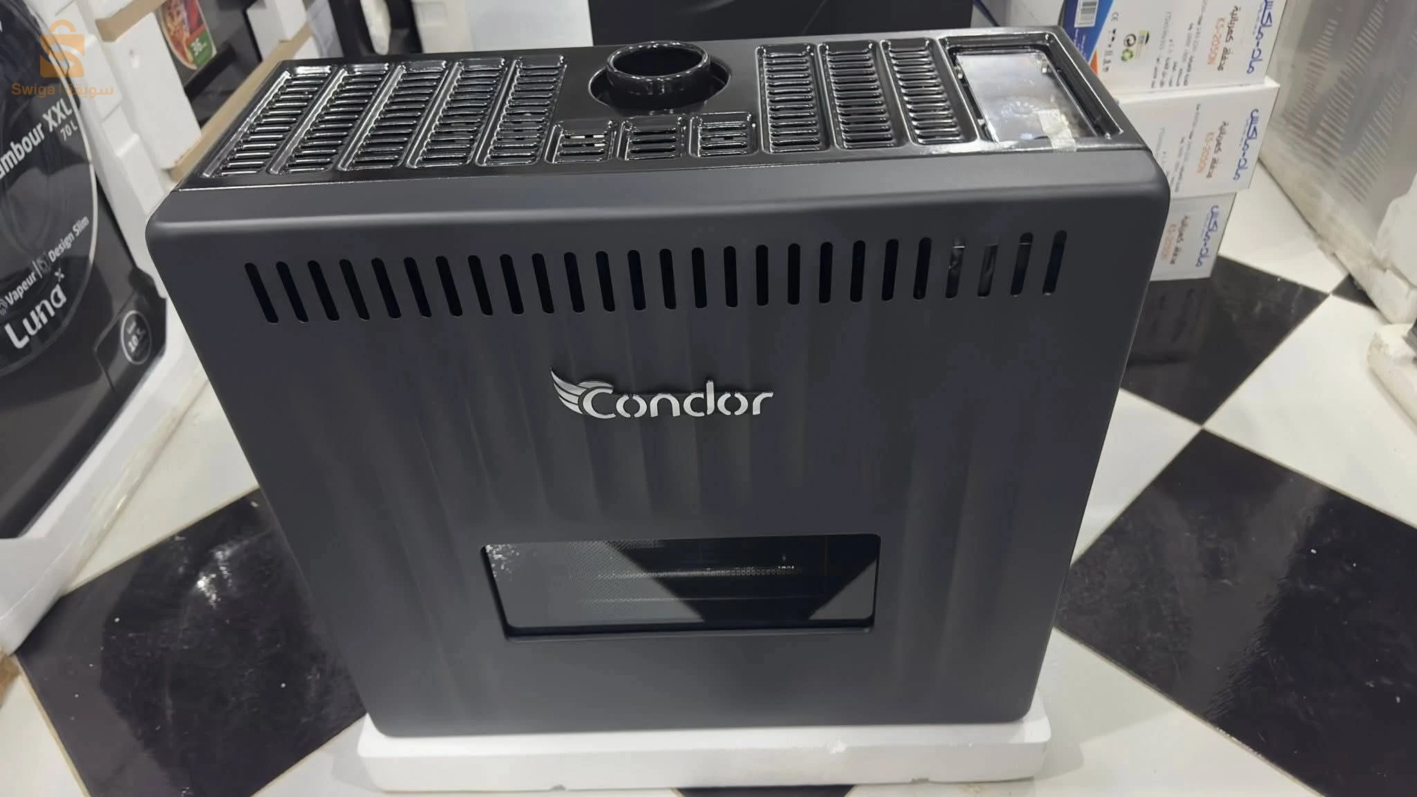 Chauffage marque condor caldo 10kw🔥🔥🔥
✅ Garantie 36 mois
✅ Couleur noir
✅ Avec détecteur de gaz
✅ Puissance 10kw
✅ Marque condor
 ✅ Dimensions :
H:660mm
L:290mm
P:655.5mm