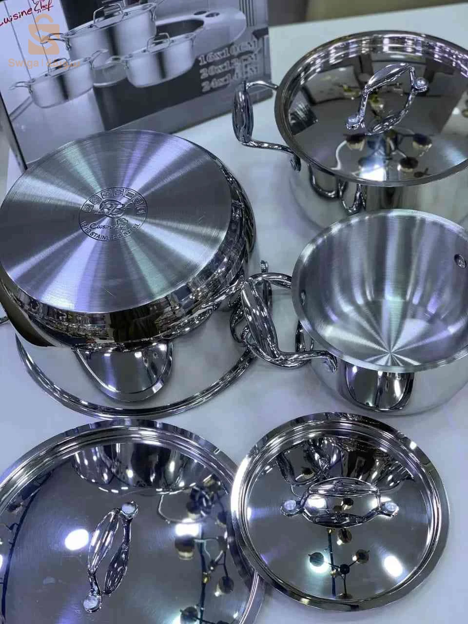 série marmitte bbf inox rectangle