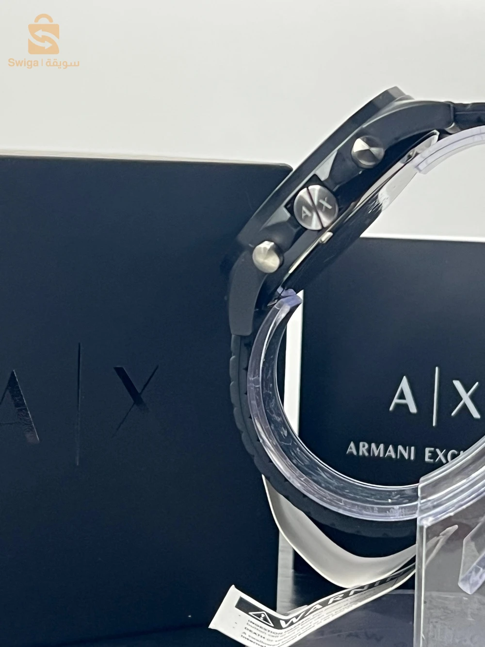 MONTRE ARMANI EXCHANGE CHRONOGRAPHE AUTHENTIQUE AVEC SES PAPIERS&Boîte