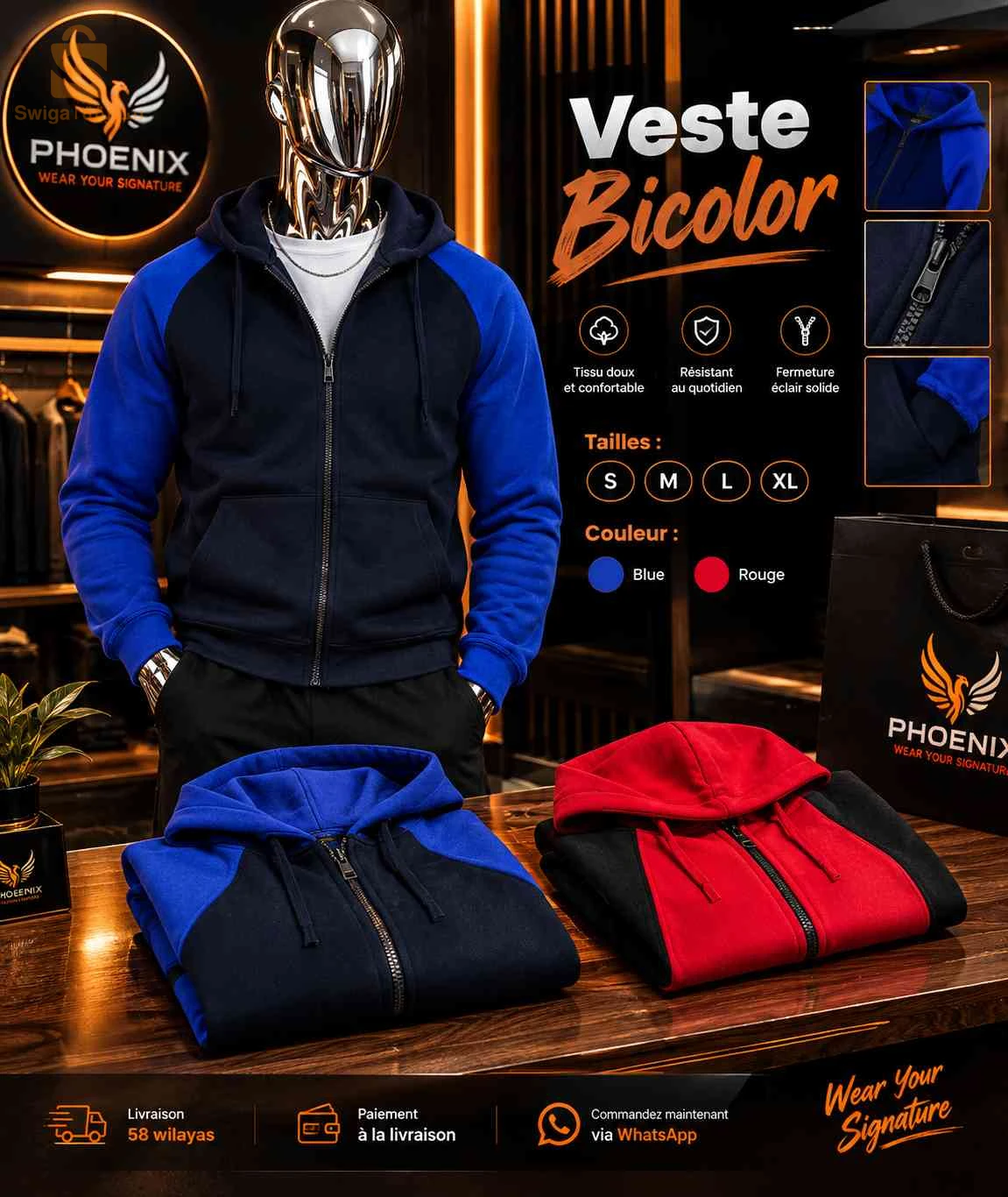 Veste Bicolor