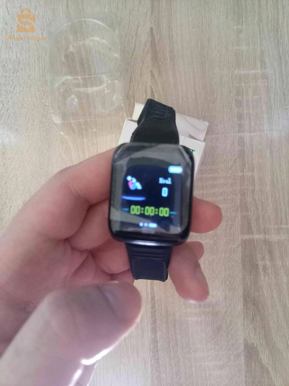 ساعة ذكية Smartwatch رياضية - أصلية متعددة الوظائف (بلاستيك حماية مازال فيها)