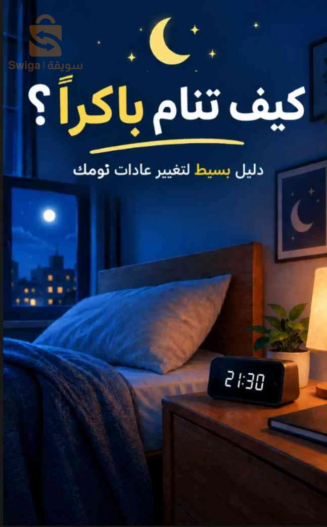 كيف تنام باكرا؟ كتاب إلكتروني