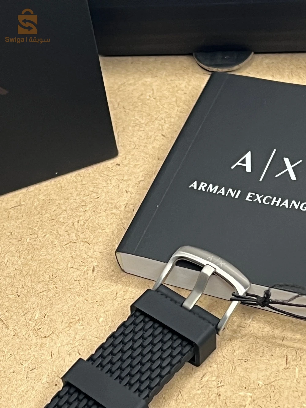 MONTRE ARMANI EXCHANGE CHRONOGRAPHE AUTHENTIQUE AVEC SES PAPIERS&Boîte