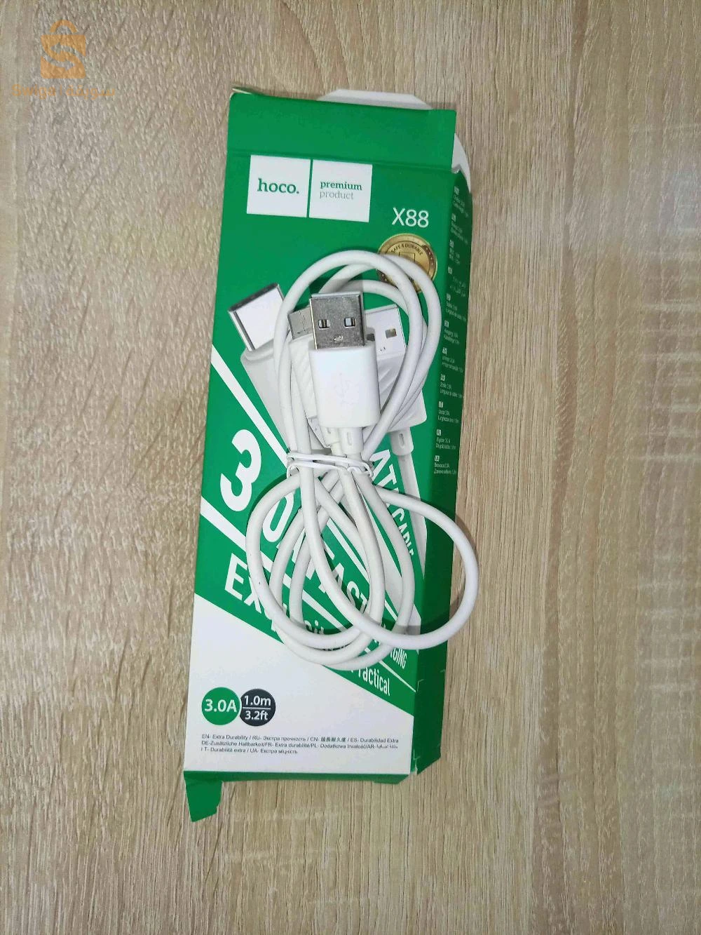 Câble hoco original type c 3.0 A fast charge