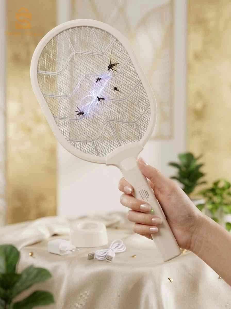 مضرب كهربائي جاذب للبعوض