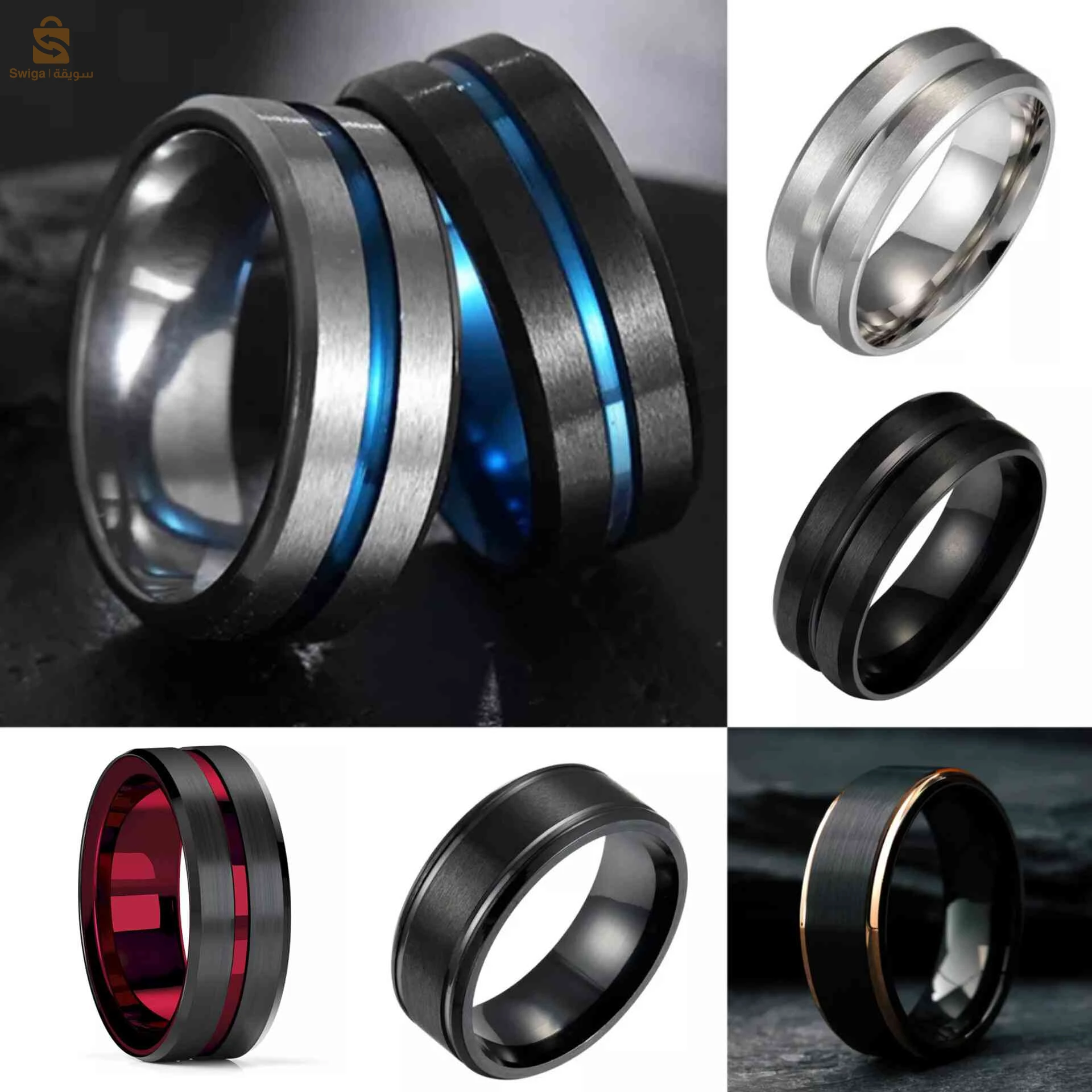 Bague en acier inoxydable