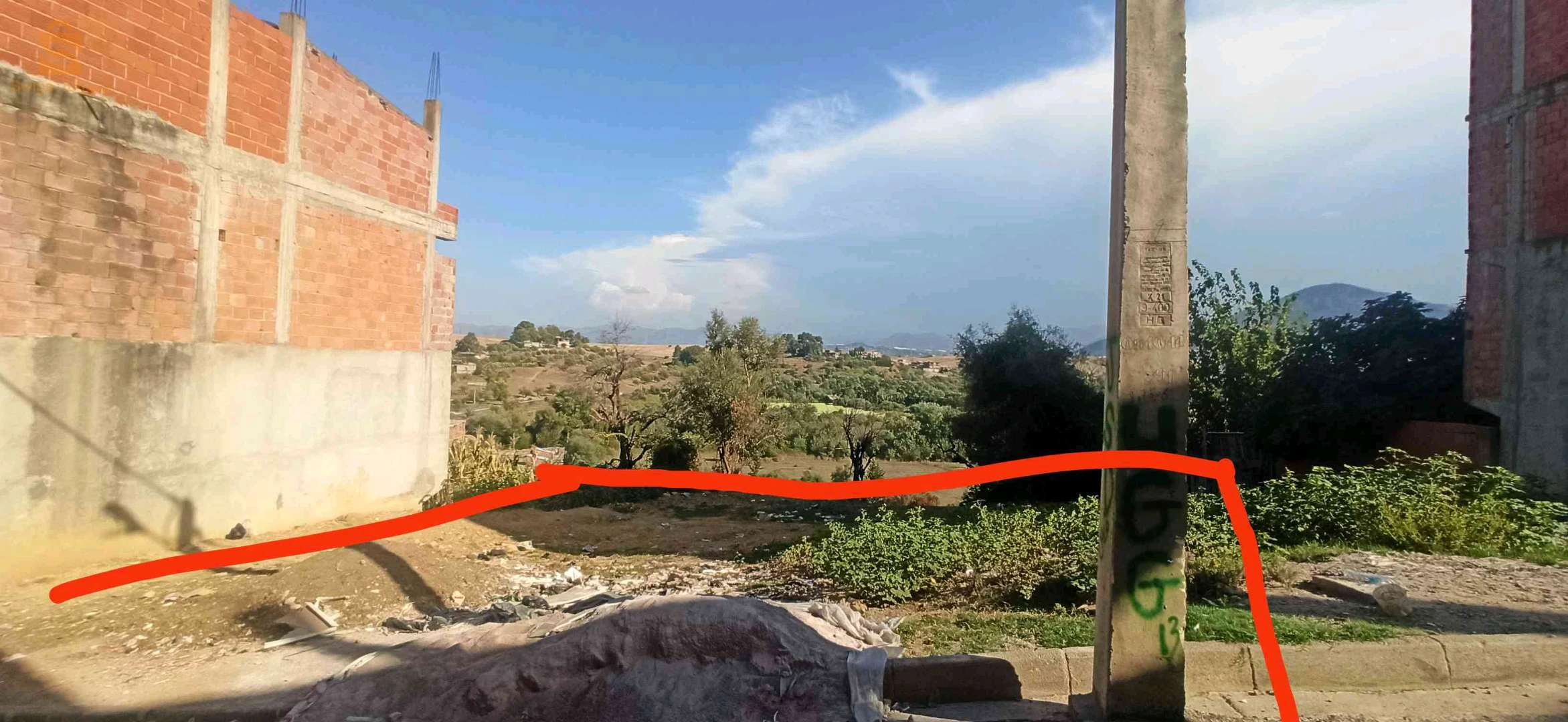 أرض للبيع (حي بن عياش) بلدية قاوس ولاية جيجل