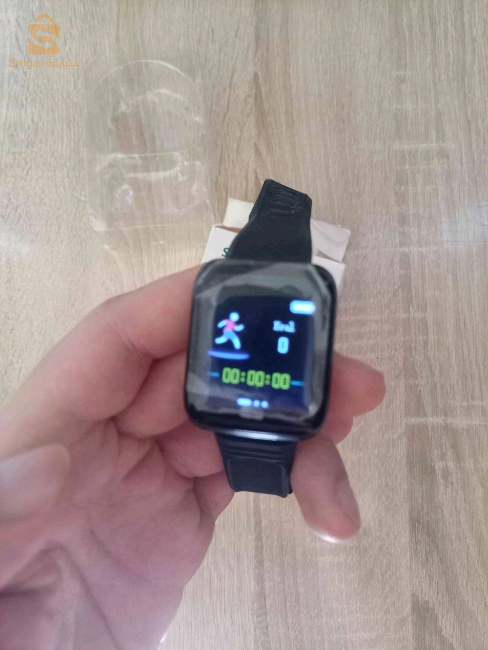 ساعة ذكية Smartwatch رياضية - أصلية متعددة الوظائف (بلاستيك حماية مازال فيها)