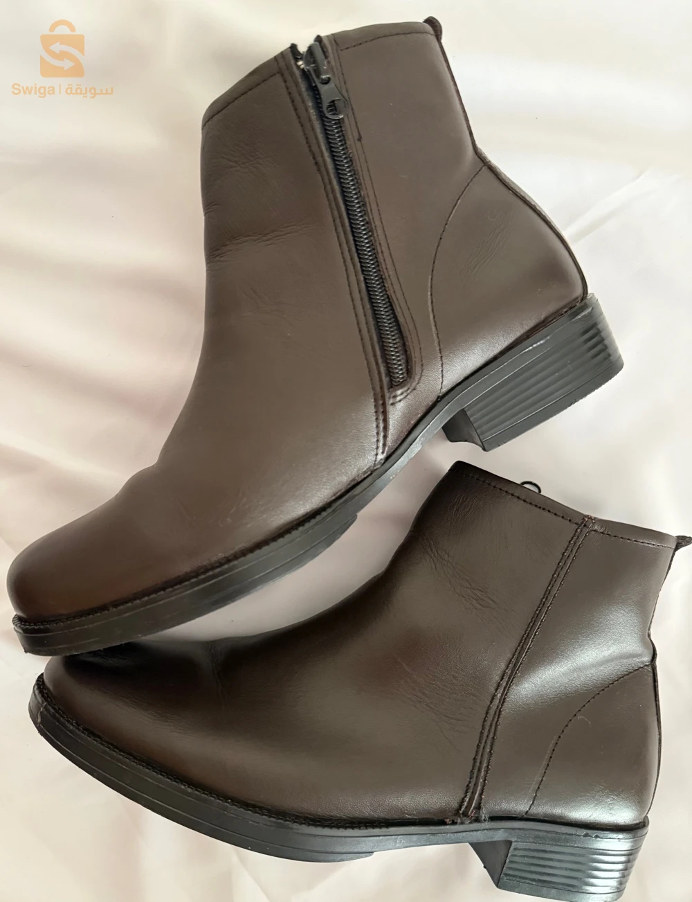 bottes marron forcé