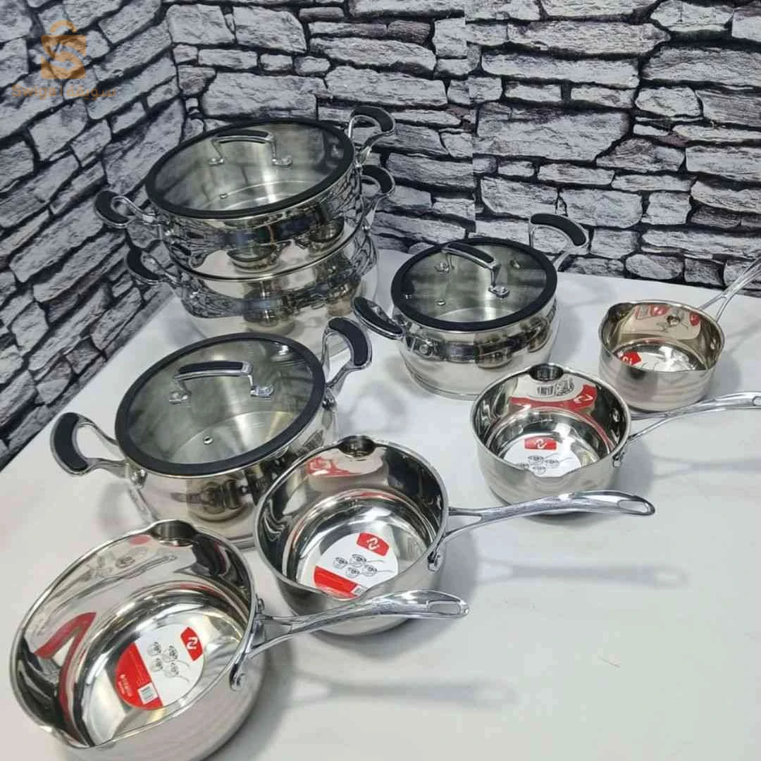 🔥 طياب صحي 100%: طاقم إينوكس Pack Inox 18/10 🔥