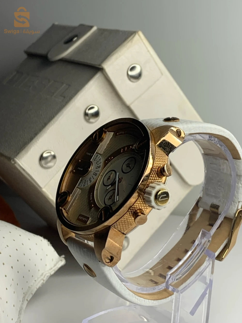 DZ7271 Montre DIESEL LITTLE DADDY ONLY THE BRAVE CHRONOGRAPHE ORIGINAL AVEC SA BOÎTE ET LIVRET AUTHENTIQUE