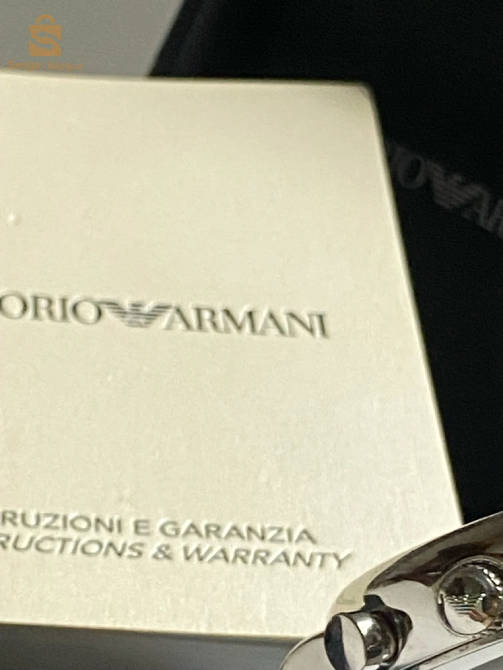 EMPORIO ARMANI CLASSIC
CHRONOGRAPH BLACK GENUINE
LEATHER MEN'S WATCH -
AR1733