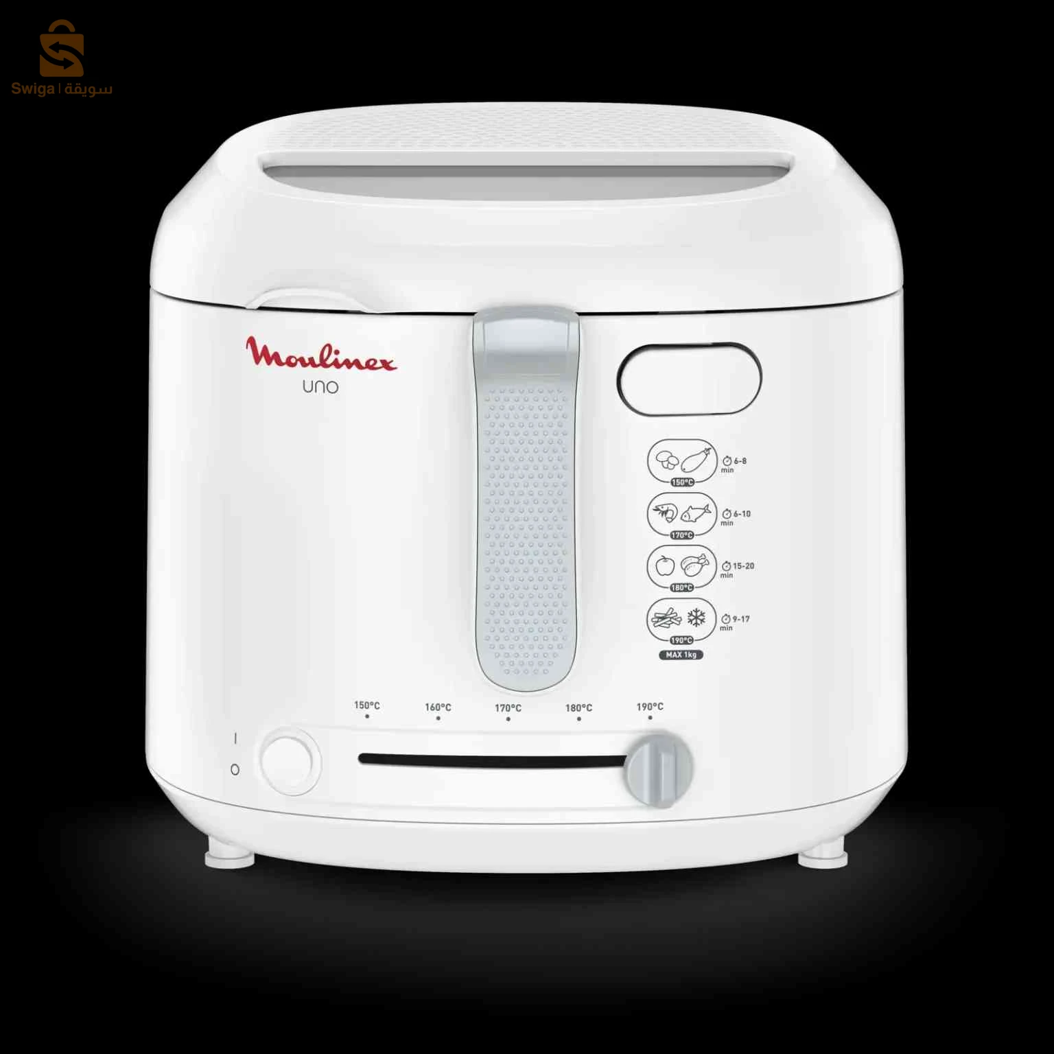 قلاية كهربائية من نوع Moulinex Uno (موديل FR 3771). 1.8 Lilles
