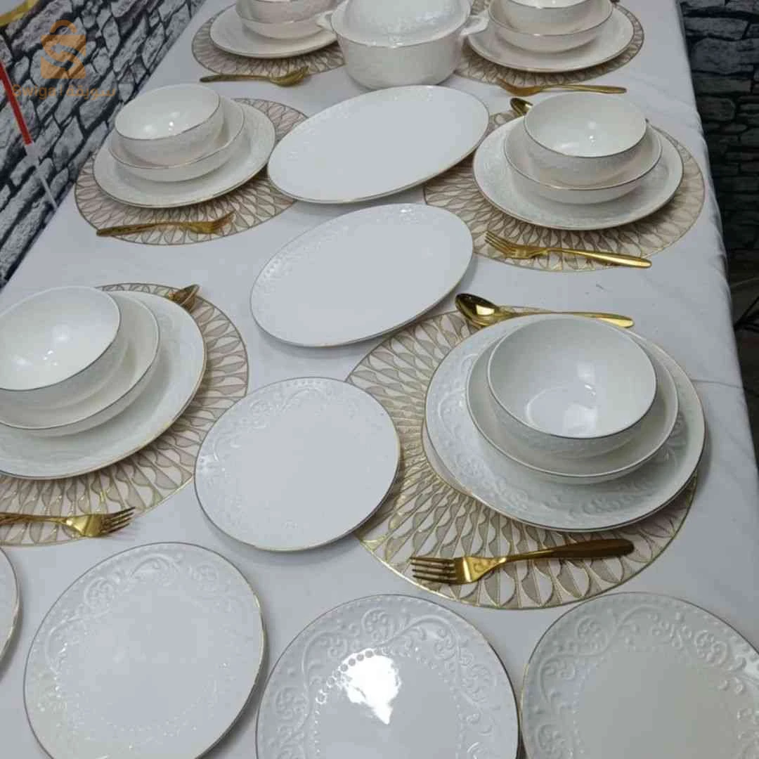 🍽️ زيني طاولتك بأرقى طقم برسلان أفغني S– ublimez votre table avec cette porcelaine afghani