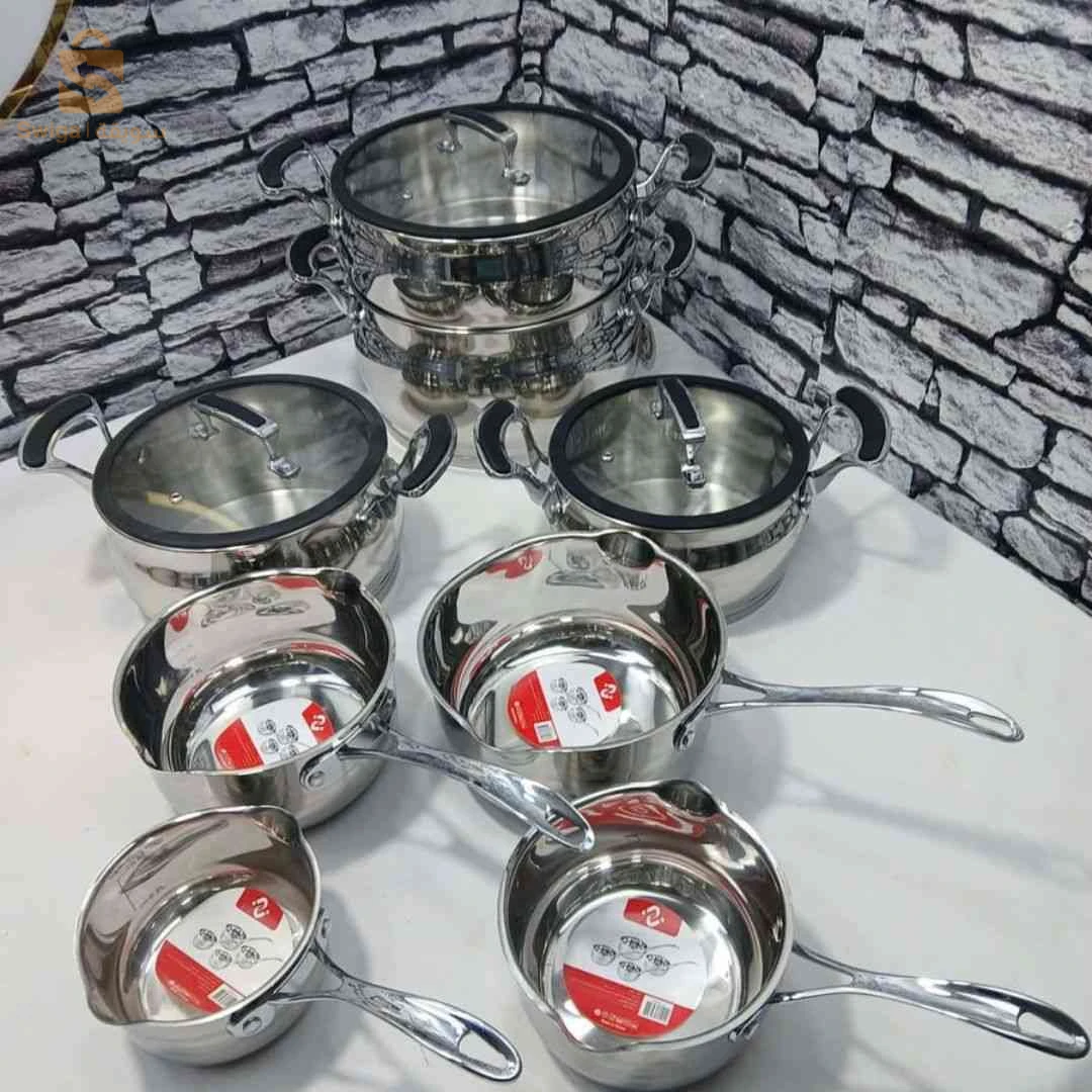 🔥 طياب صحي 100%: طاقم إينوكس Pack Inox 18/10 🔥