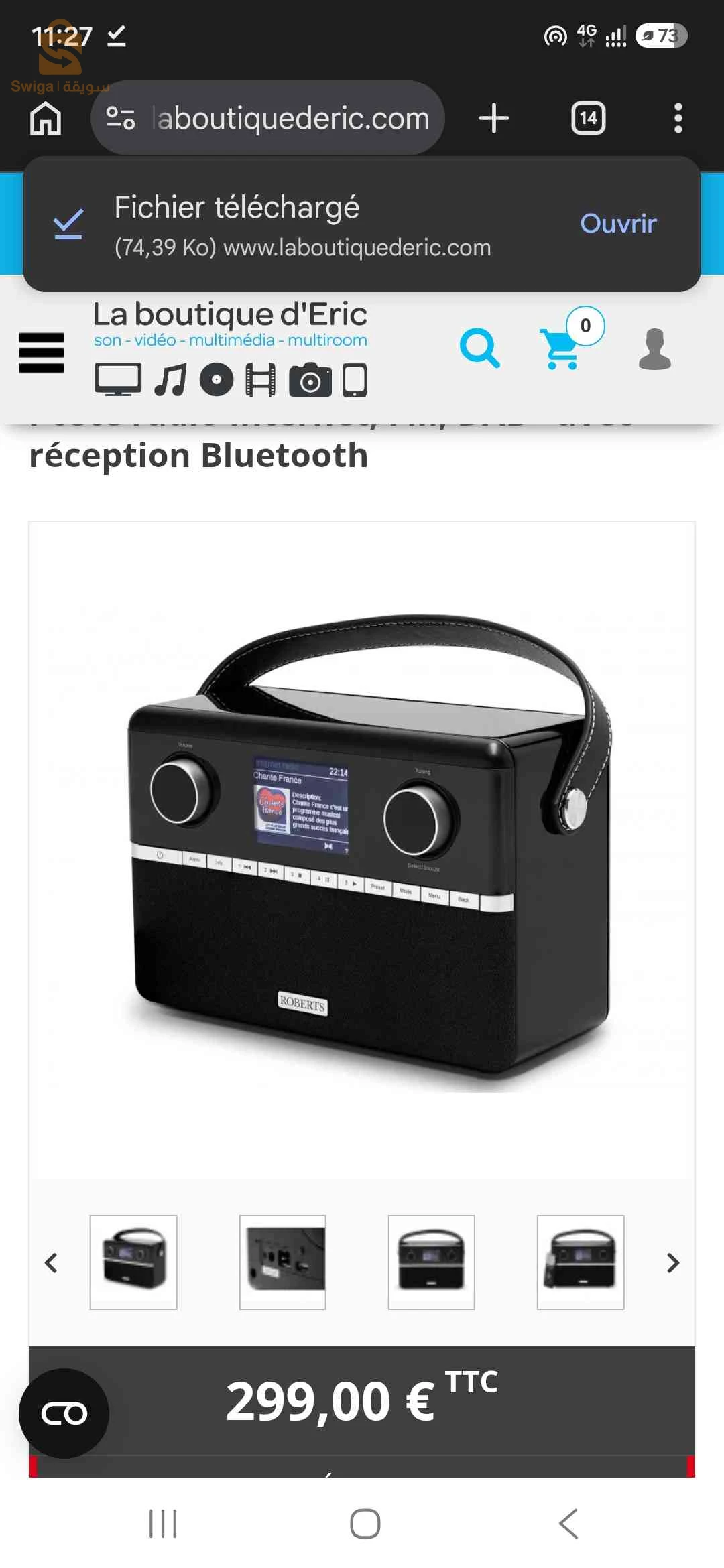 Radio Roberts Wi-Fi internet 94i plus