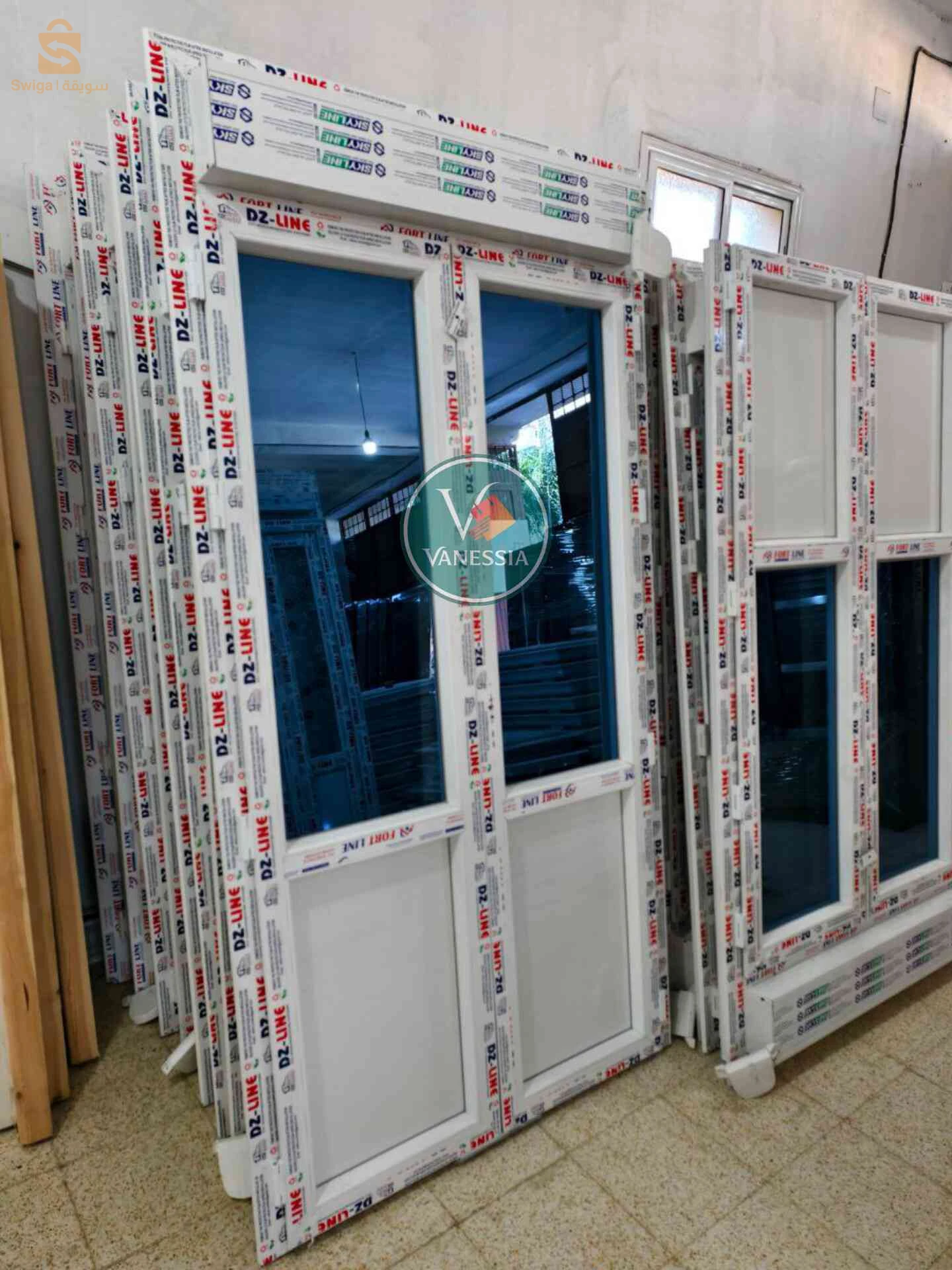 Porte Balcon En Pvc Avec Rideau