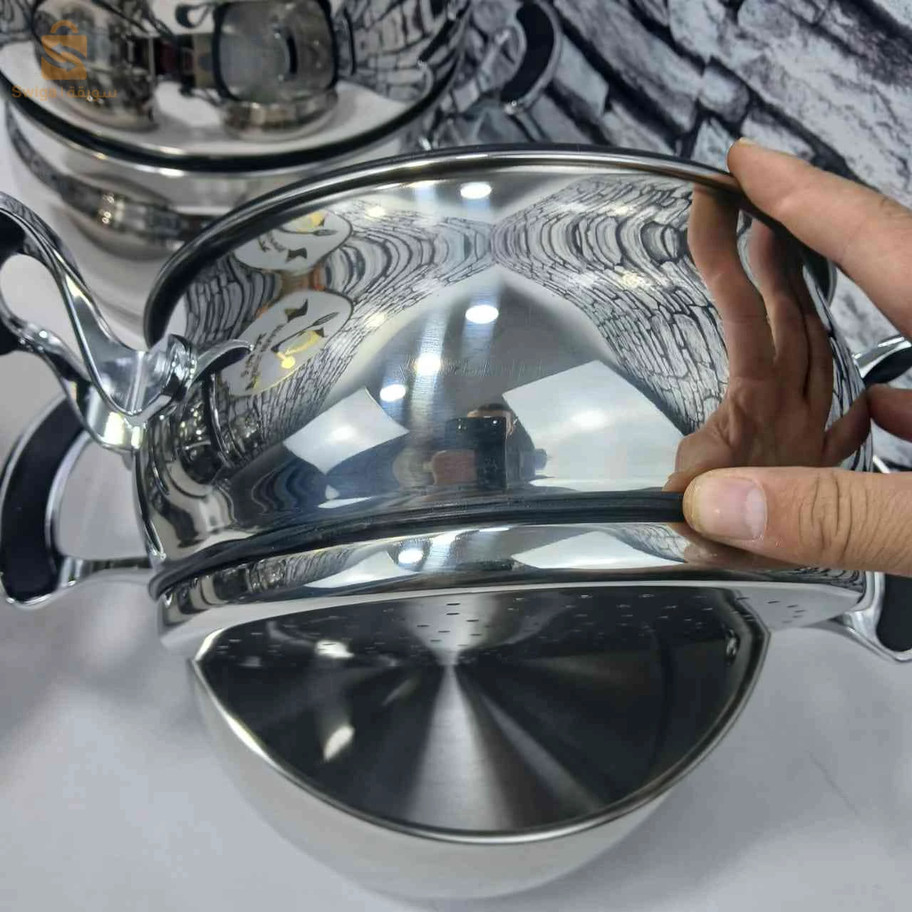✨ كسكاس 6 لتر Inox 18/10 ثقيل ومتين للكسكس | Couscoussier Inox 18/10, robuste et durable