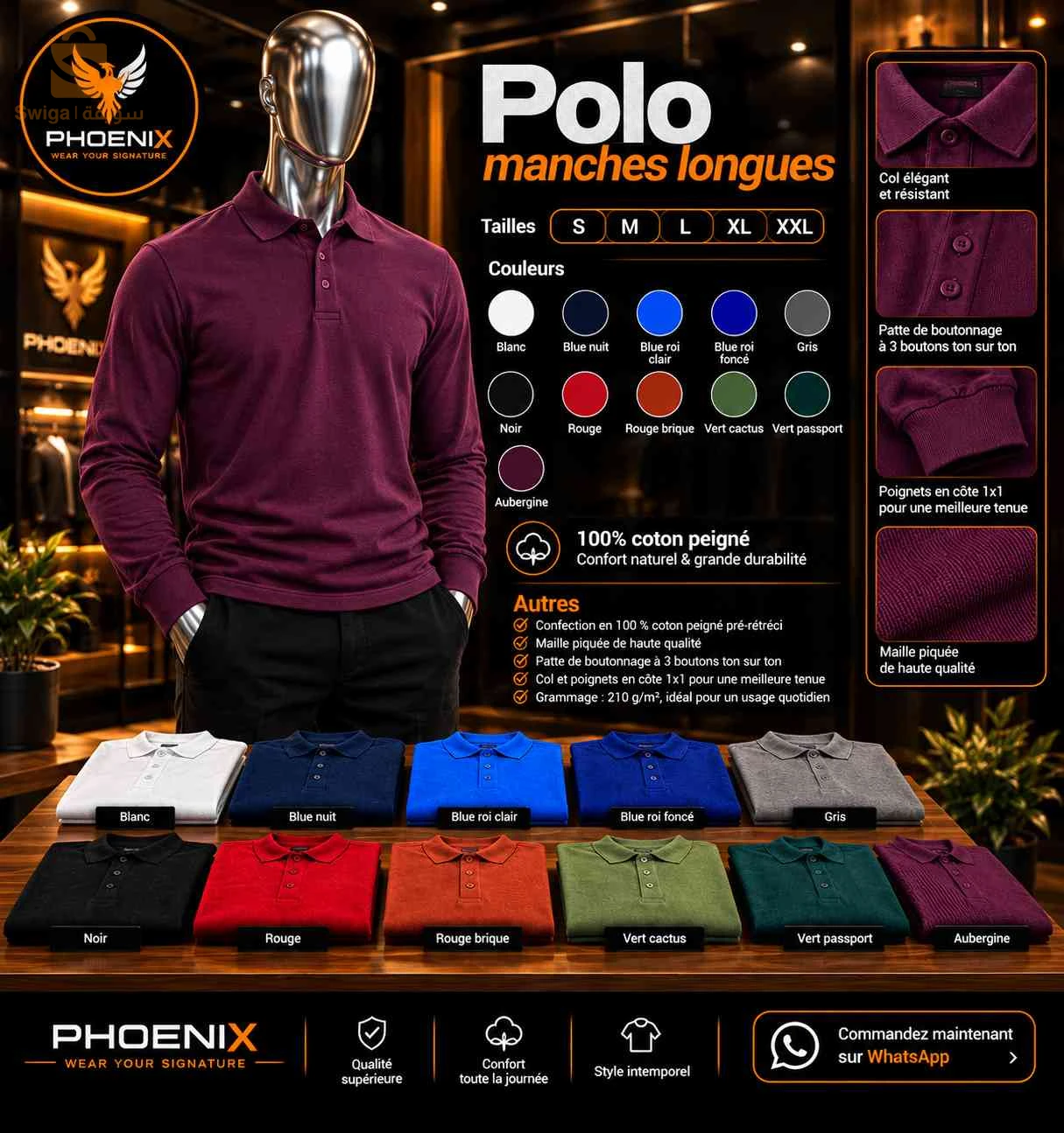 Polo Manches longues