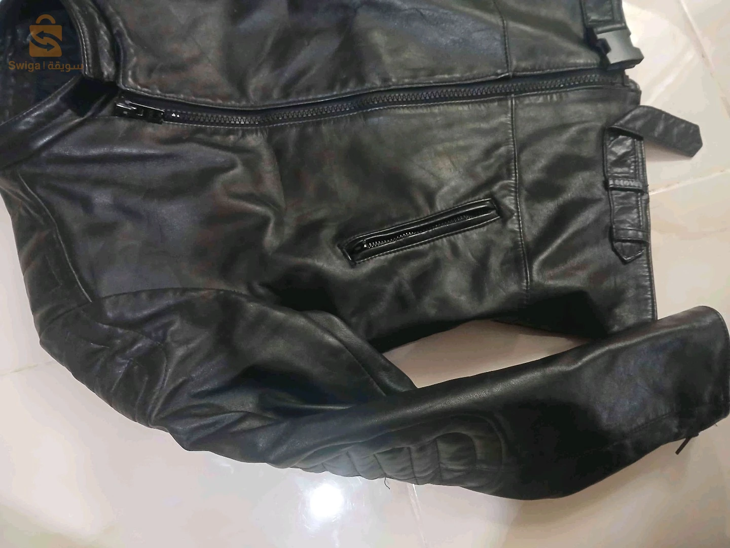 veste moto cuire