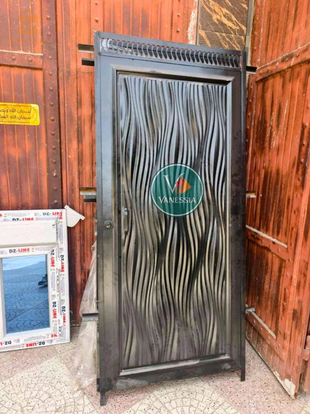 Porte Tôle D'Entrée Local  1M