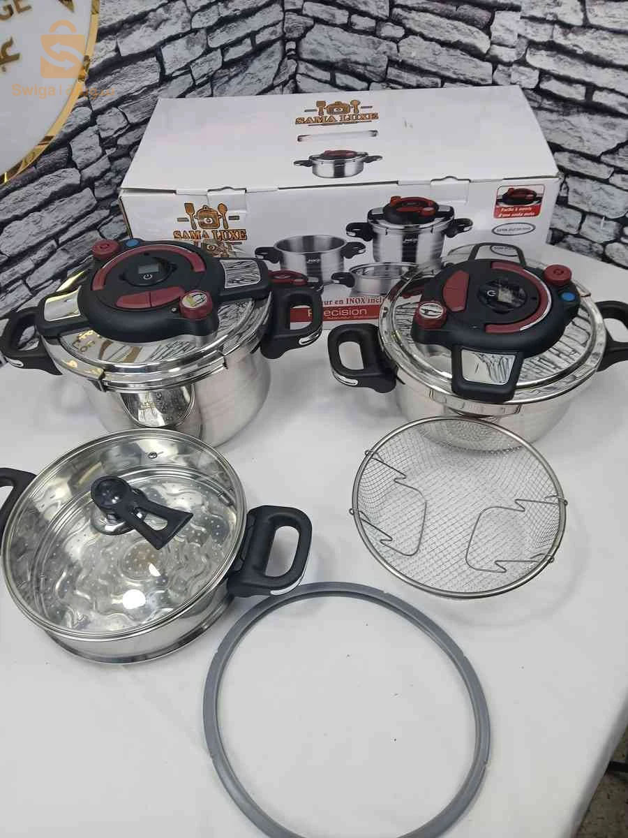 طقم أواني الضغط والطهي الذكي JADCO NV_Noir