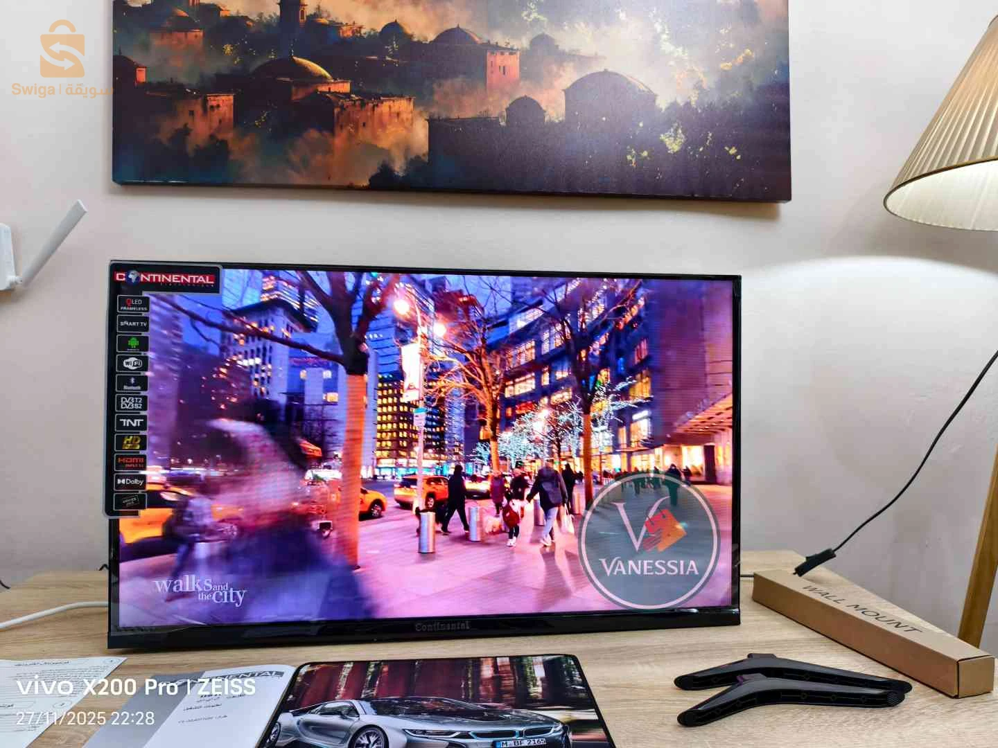 Tv 32P Smart + Démo Intégrer+ Support Marque Continental
