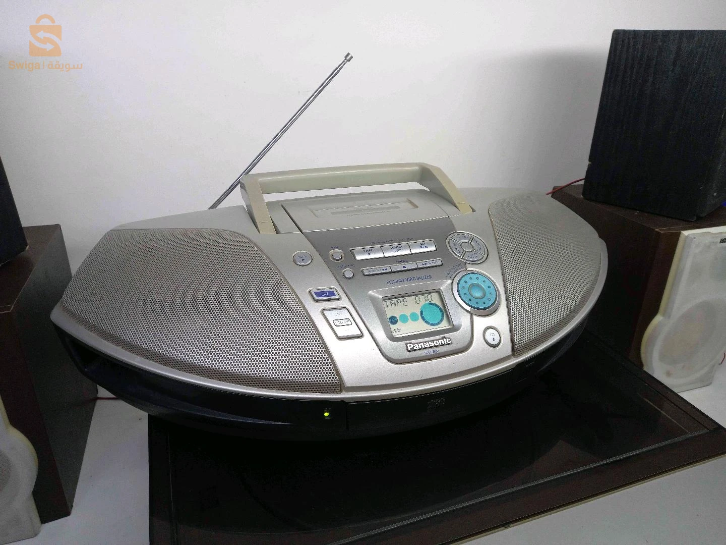 poste radio k7 cd marque Panasonic tout fonctionne