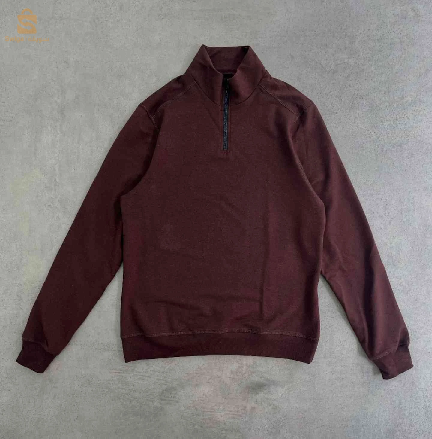 High Neck Zip-Shirt