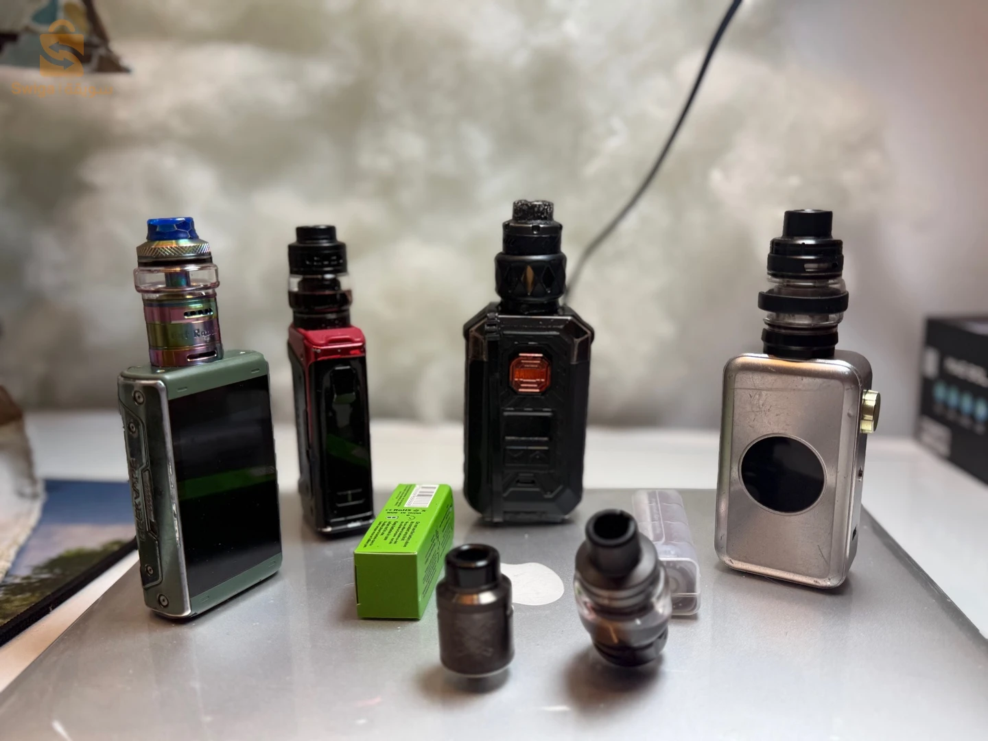 Chicha . Vapشيشة ‏الإلكترونية