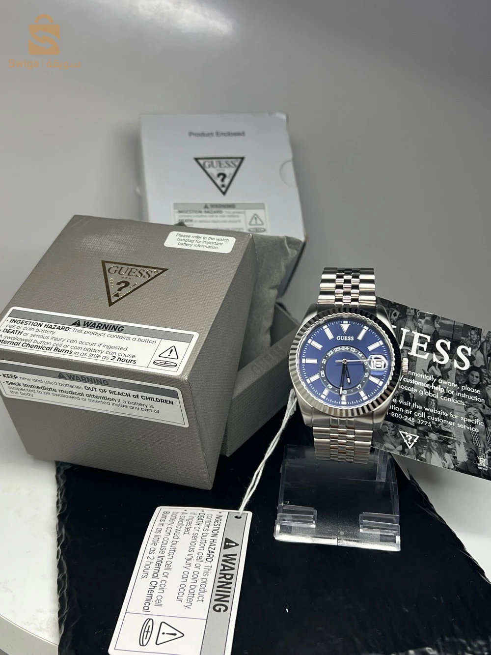 MONTRE GUESS JADEN NEUVE AUTHENTIQUE AVEC SES PAPIERS&Boîte