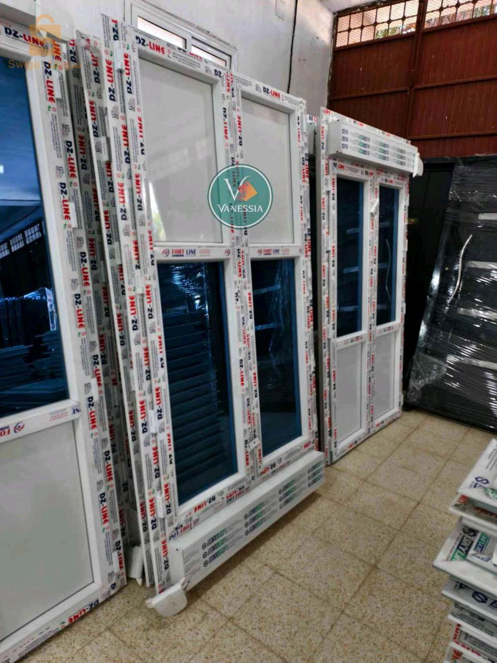 Porte Balcon En Pvc Avec Rideau