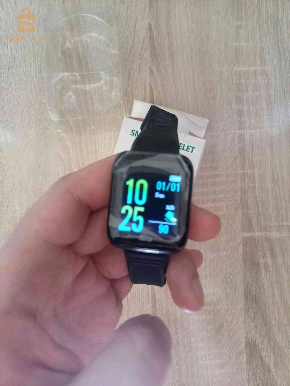 ساعة ذكية Smartwatch رياضية - أصلية متعددة الوظائف (بلاستيك حماية مازال فيها)