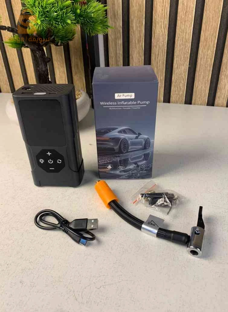 Compresseur d'air portable Fast Air Pump Rechargeable sans fil 150 PSI - جهاز ضغط عجلات محمول