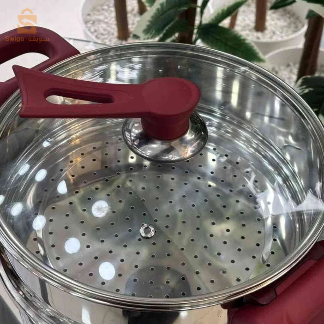 💥 زوج كيكوطات ناردي بسيعة 5 و7 لتر 2 في 1 – Cocotte Nardi Inox 18/10 (5L/7L) 💥
