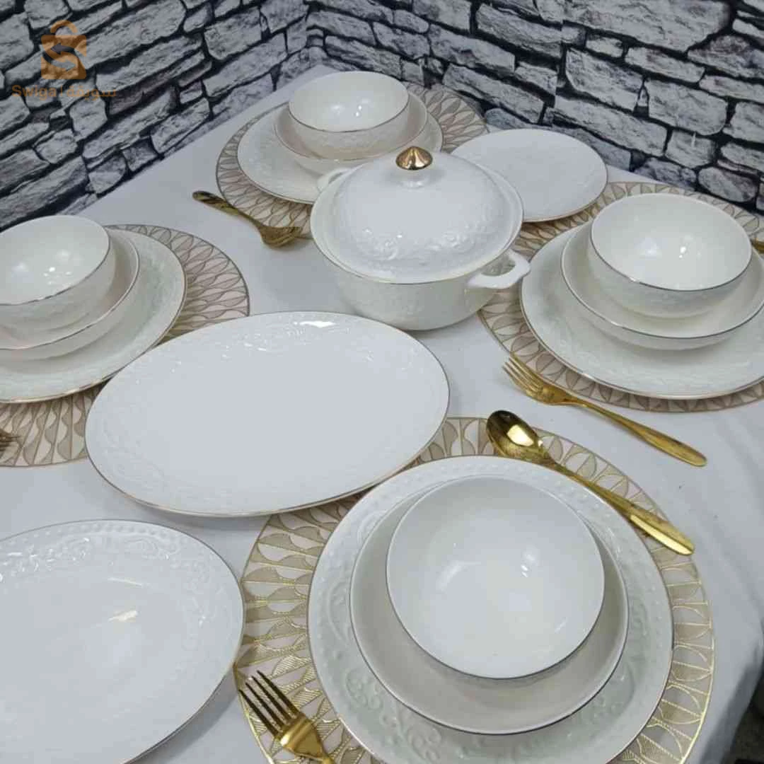 🍽️ زيني طاولتك بأرقى طقم برسلان أفغني S– ublimez votre table avec cette porcelaine afghani