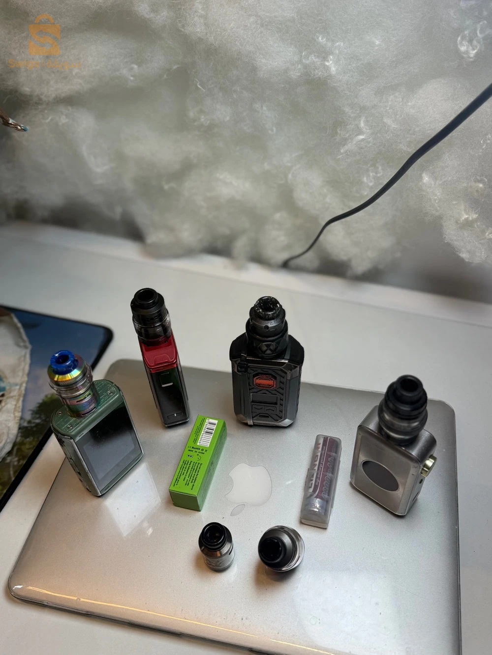 Chicha . Vapشيشة ‏الإلكترونية