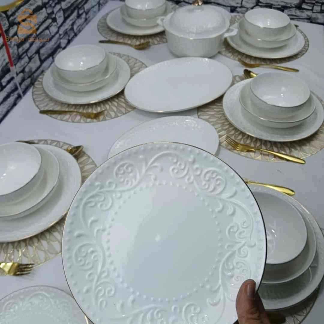 🍽️ زيني طاولتك بأرقى طقم برسلان أفغني S– ublimez votre table avec cette porcelaine afghani