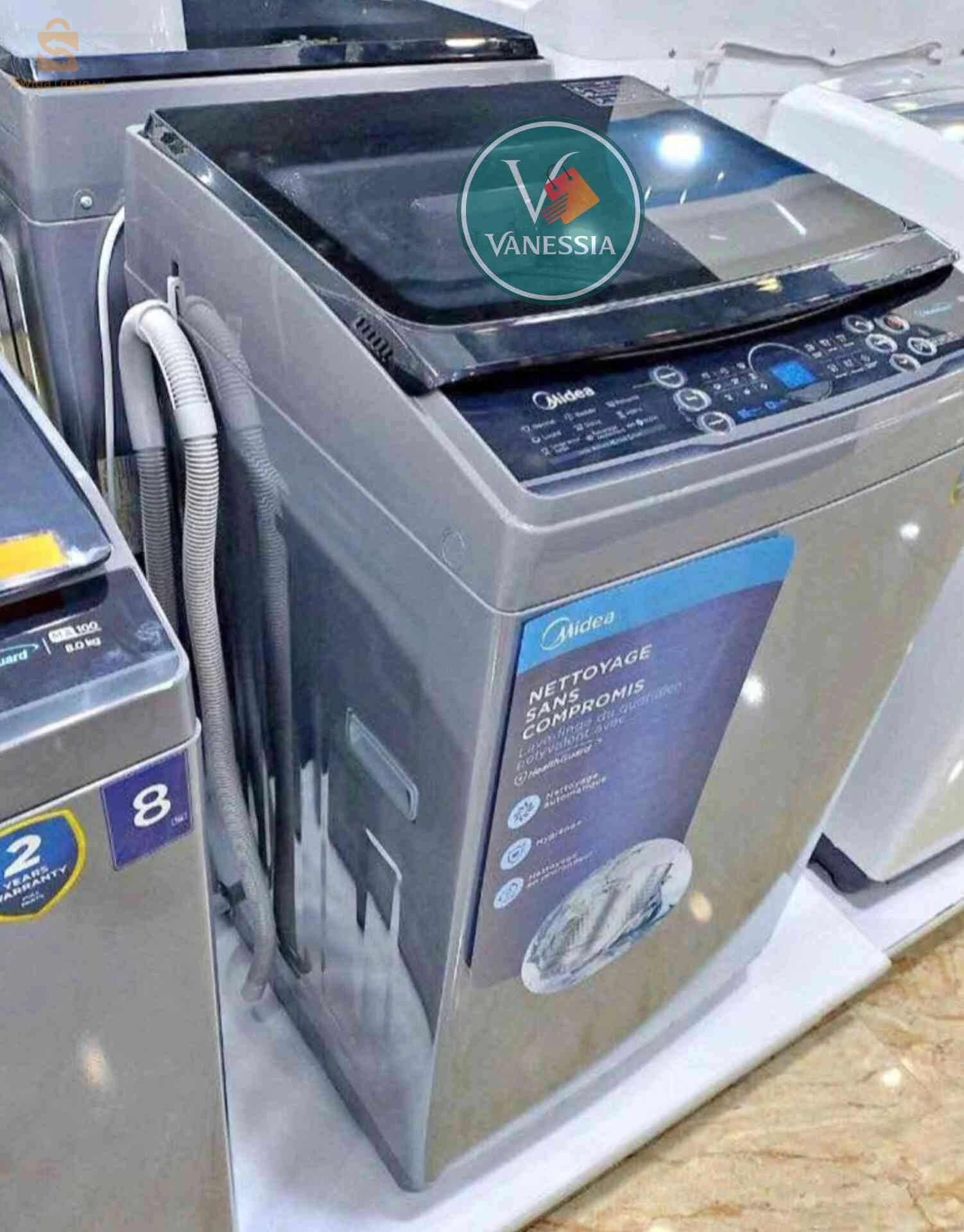 Machine À Laver 8Kg Automatique Midea La Top