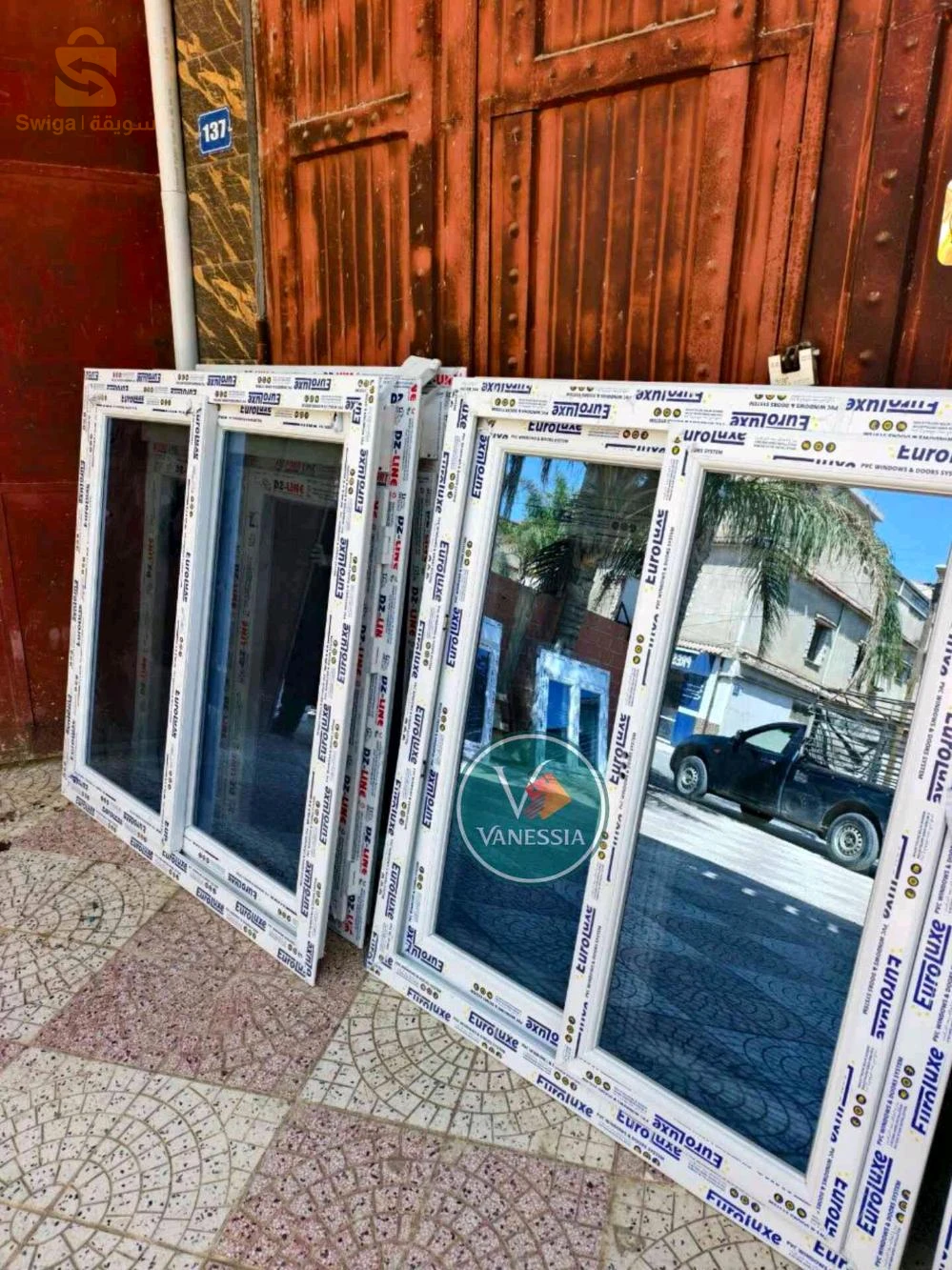 Fenêtre coulissante sa s rideaux  Stop sole profil ⭐ Euro luxe⭐⭐