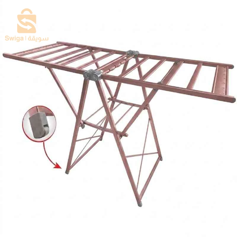 Sèche Linge en Aluminium avec Roulettes GM FIDERNO